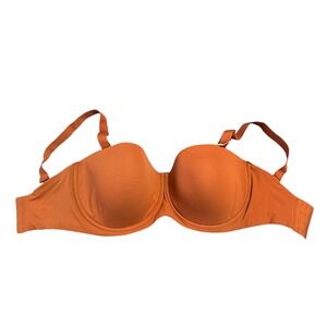 Skims‎ Fits Every Strapless Bra 34H Bronze Comfort Adjustable/ Removable Straps